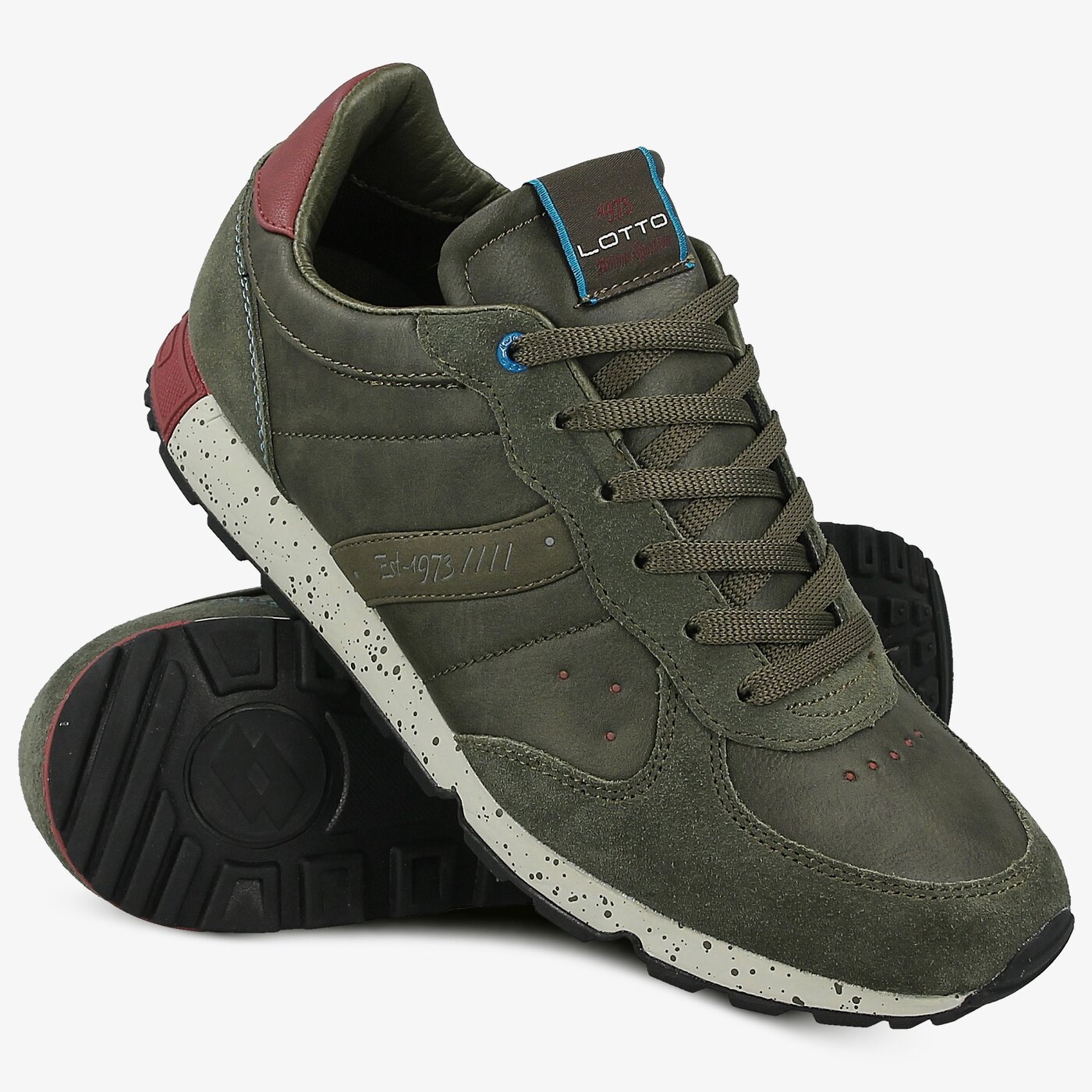 Buty sportowe męskie LOTTO SANTANDER III t0116 kolor zielony