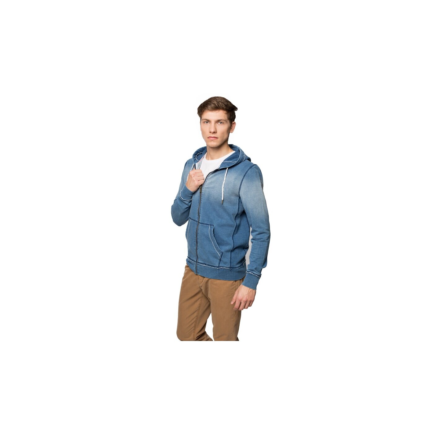 Bluza męska CONFRONT BLUZA FREZ cf35blm16001 kolor niebieski