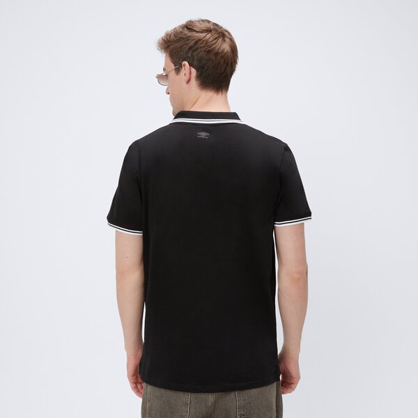 Koszulka polo męska UMBRO POLO ESS SHIRT ul125pom01002 kolor czarny
