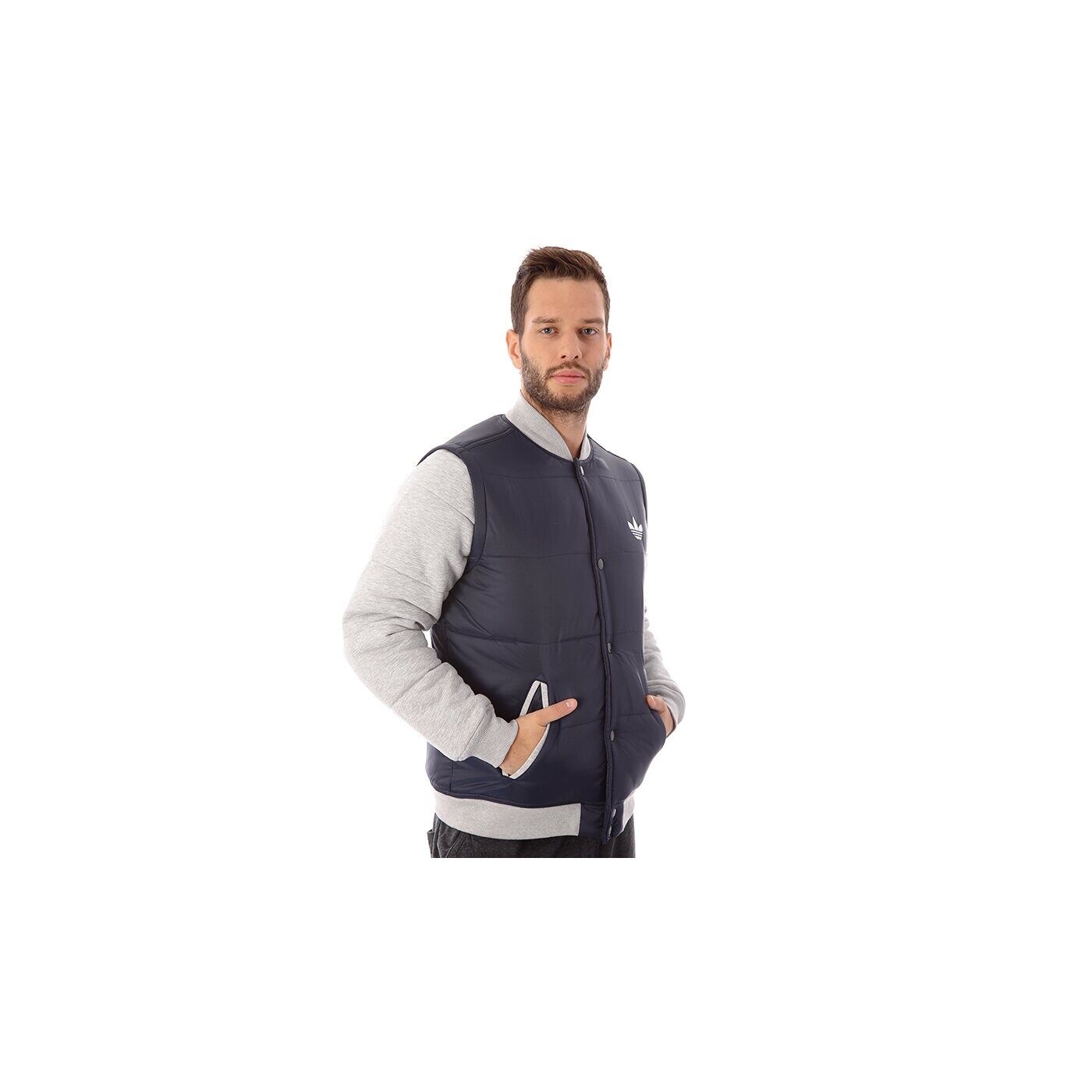 Kurtka zimowa męska ADIDAS KURTKA SST PAD ADJUST g86311 kolor granatowy