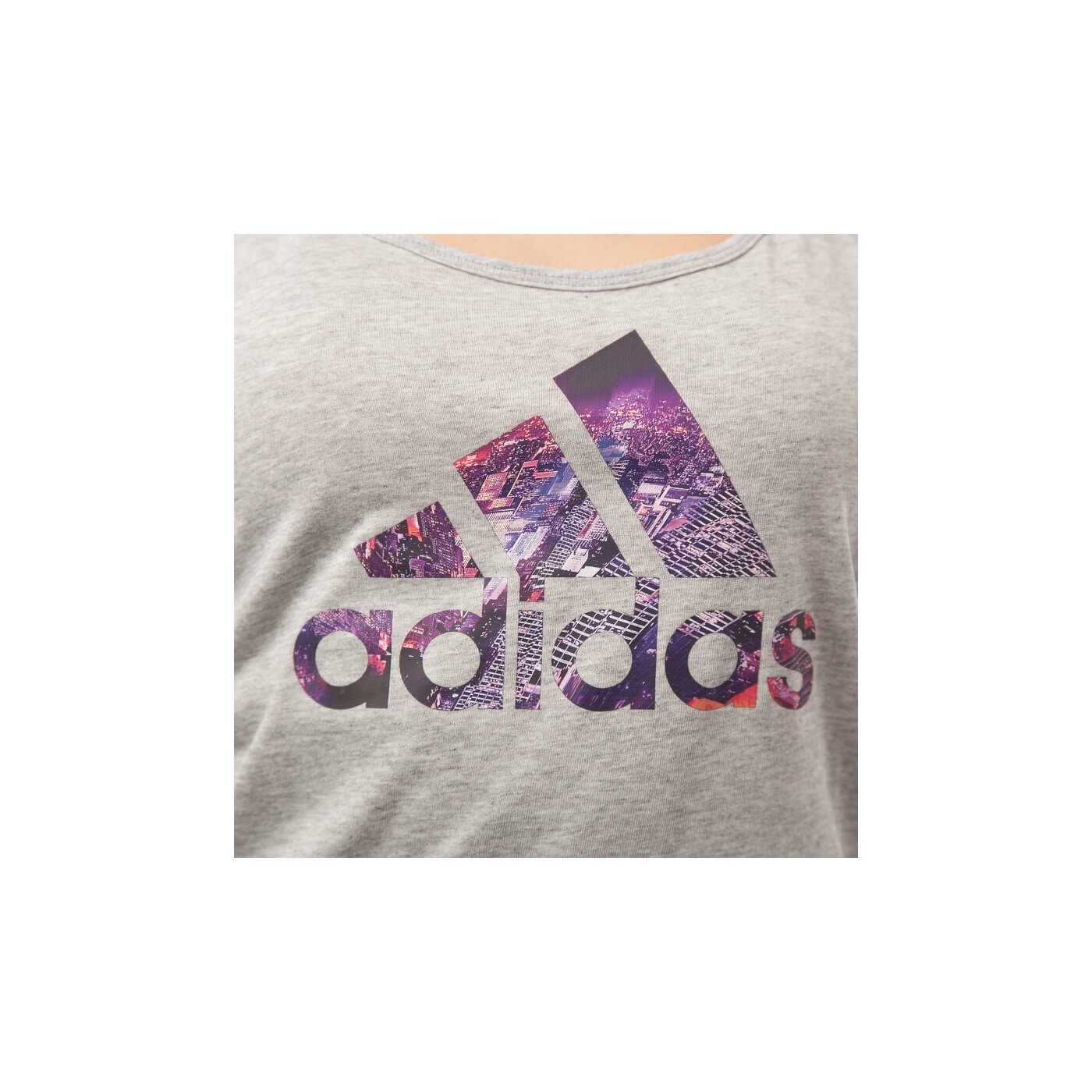 Top damski ADIDAS TANK NIGHTCITY s17294 kolor szary