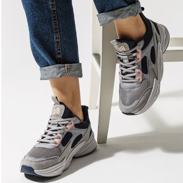Buty sportowe damskie UP8 EDWIN WMNS upwl120112 kolor szary