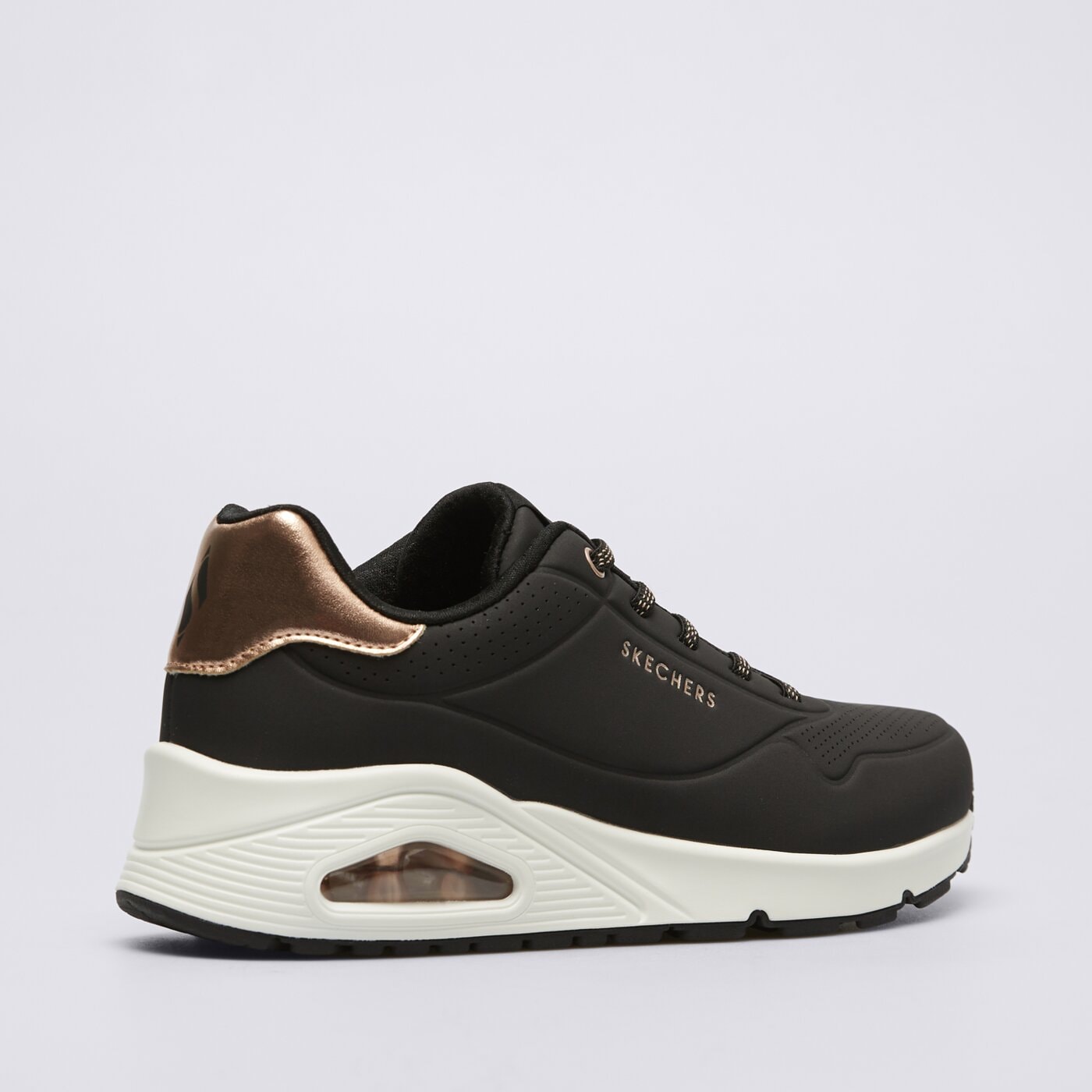 Buty sportowe damskie SKECHERS UNO 155196blk kolor czarny