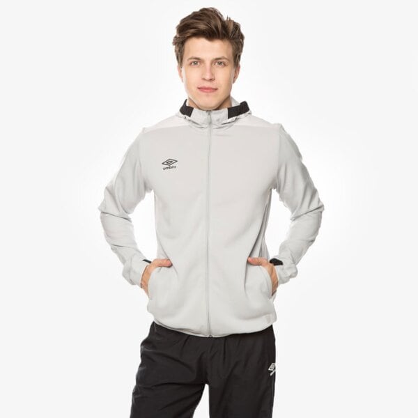 Kurtka przejściowa męska UMBRO KURTKA PRO TRAINING HOODED FZ 64075udsk kolor szary