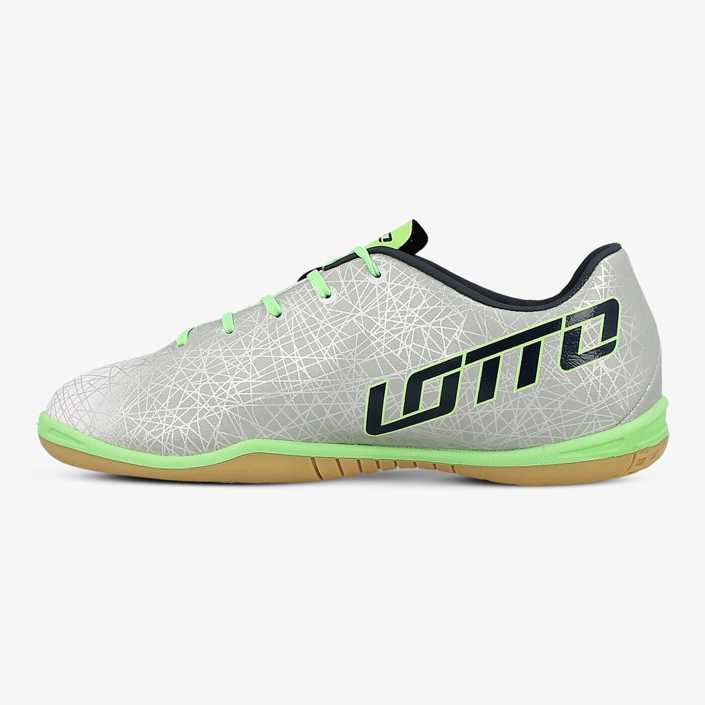 Buty piłkarskie dla dzieci LOTTO LZG VIII 700 ID JR s7189 kolor srebrny