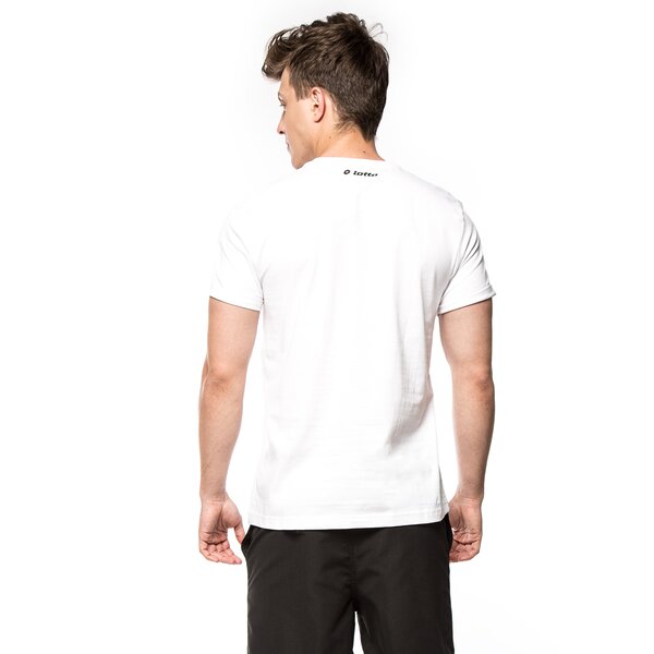 Koszulka męska LOTTO T-SHIRT TOBAGO lo16tsmpr061 kolor biały