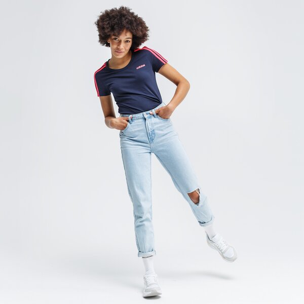 Koszulka damska ADIDAS T-SHIRT W E 3S SLIM gd3035 kolor granatowy