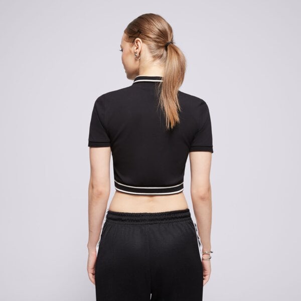Koszulka polo damska ELLESSE POLO TRIXIE CROPPED POLO BLK sgx21017011 kolor czarny