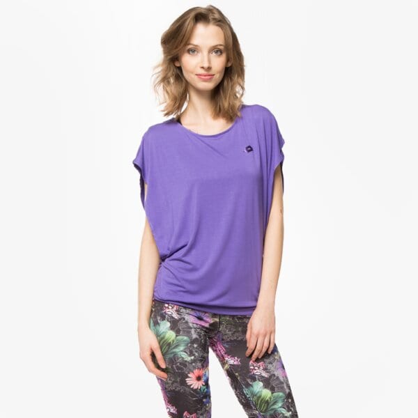 Koszulka damska LOTTO T-SHIRT ODETTE II TEE W s0239 kolor fioletowy