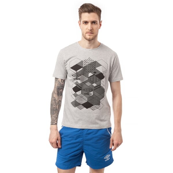 Koszulka męska UMBRO T-SHIRT ZEUS ul15tsmpr022 kolor biały
