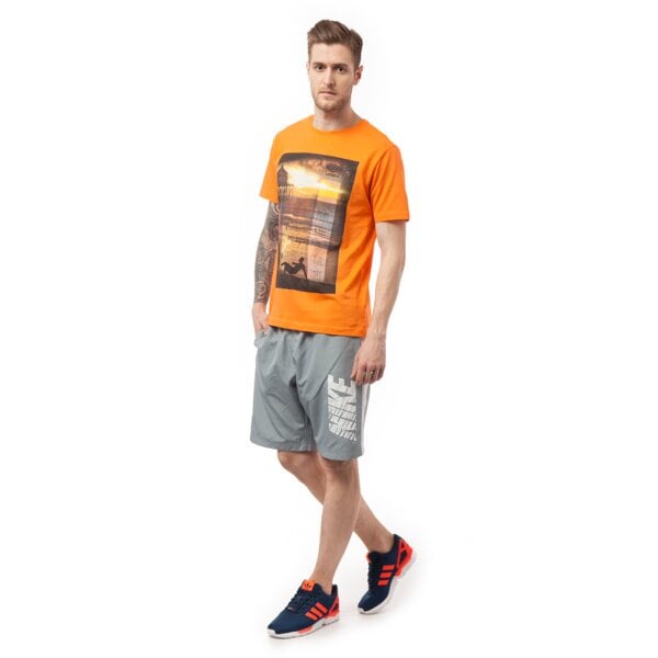 Koszulka męska UMBRO T-SHIRT BRIDO ul15tsmpr031 kolor pomarańczowy