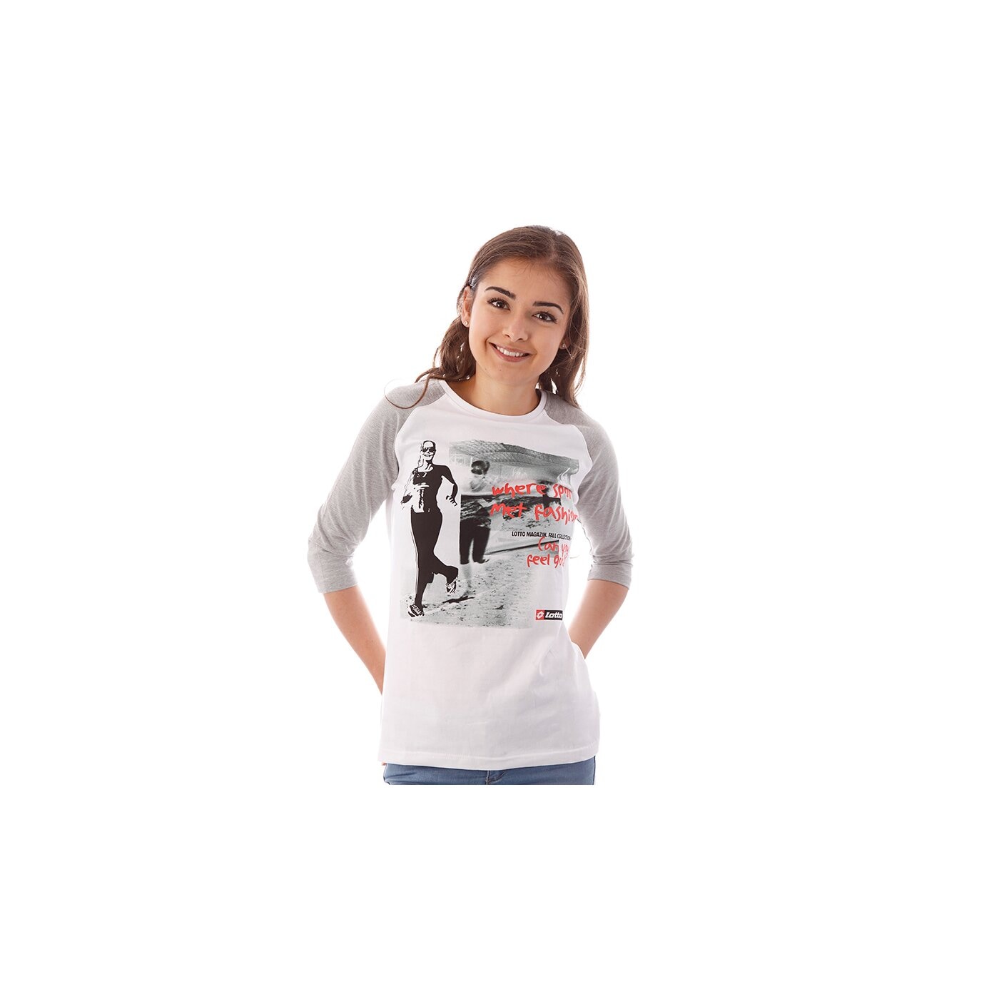 Koszulka damska LOTTO T-SHIRT BANKA lo33tsd09010 kolor biały