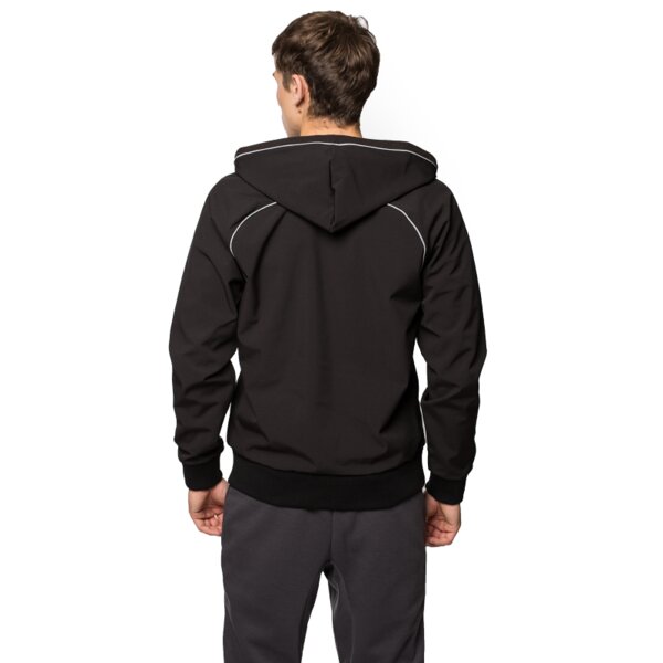 Kurtka przejściowa męska UMBRO SOFTSHELL ABRO ul35ksm01001 kolor czarny