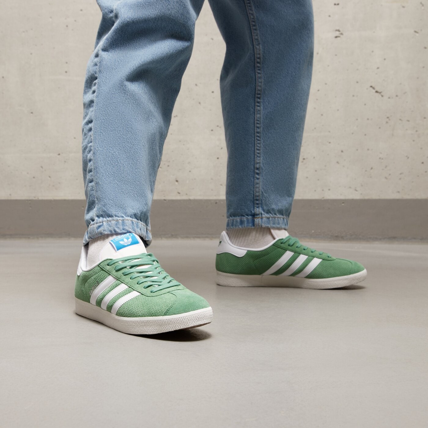 Buty sportowe męskie ADIDAS GAZELLE ig1634 kolor zielony