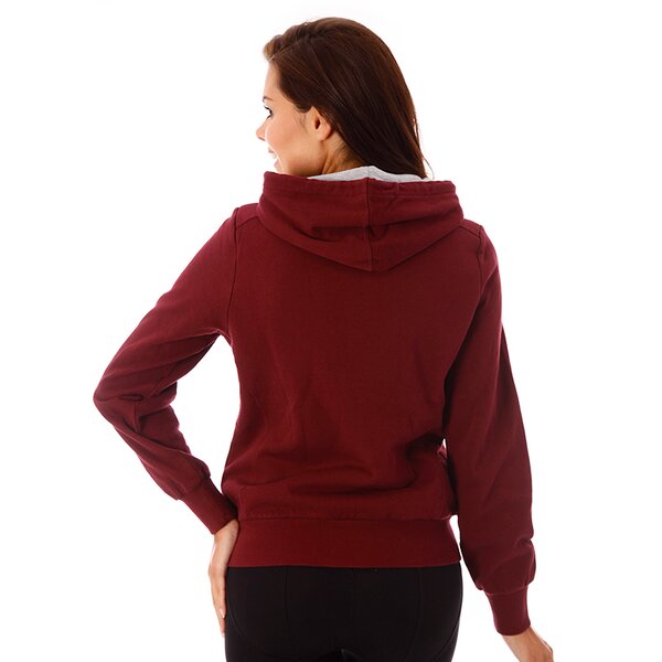 Bluza damska LOTTO BLUZA HEAVY SWEAT FZ GIULIAFLHD q7066 kolor bordowy