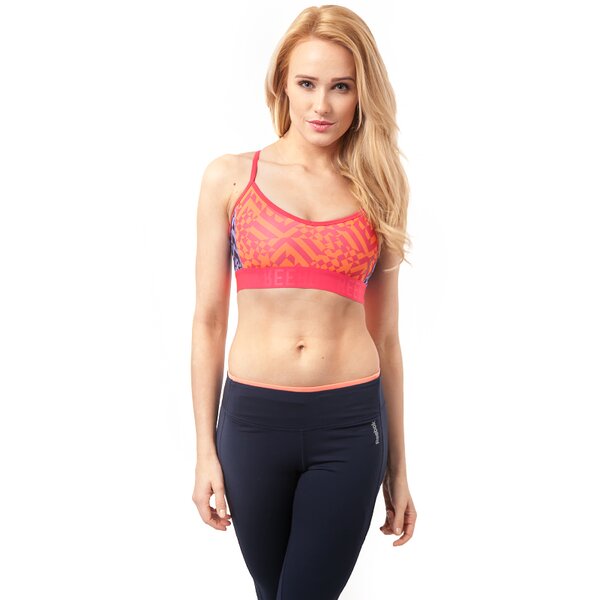 Top damski REEBOK TOP WOR P SHRT BRA b86306 kolor różowy