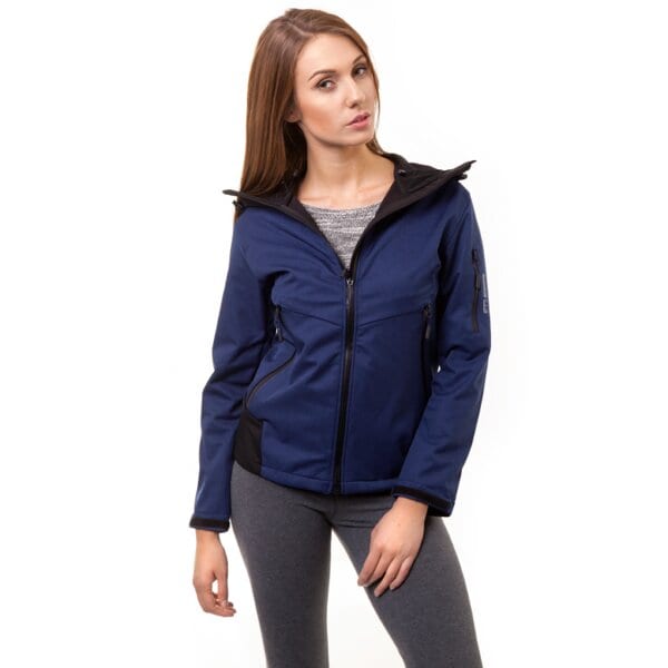 Kurtka przejściowa damska FEEWEAR SOFTSHELL LAREDO fw34ksh03001 kolor niebieski
