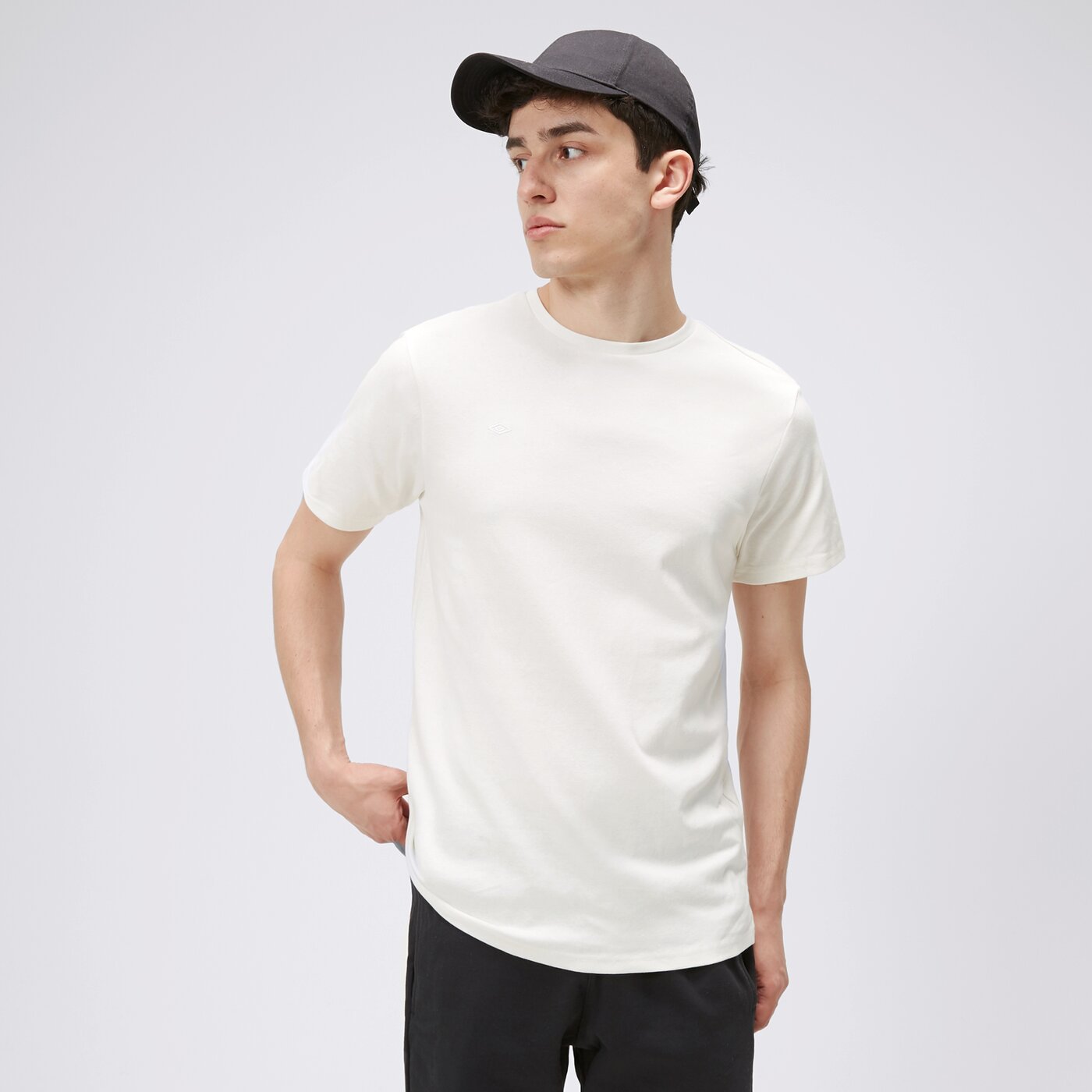 Koszulka męska UMBRO T-SHIRT UMBRO RINA ul123tsm80002 kolor beżowy