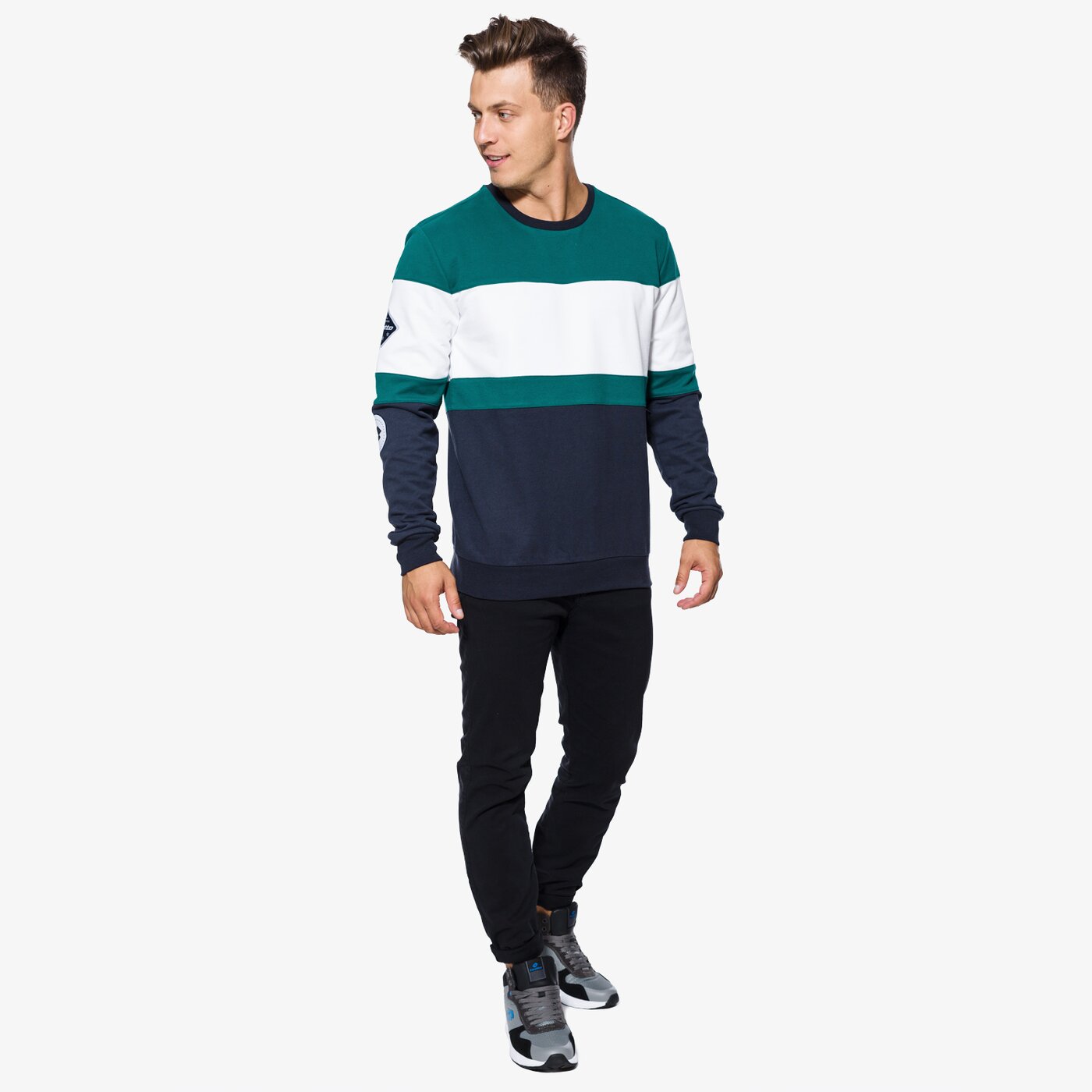 Bluza męska LOTTO BLUZA BRUSH lo37blm07001 kolor granatowy