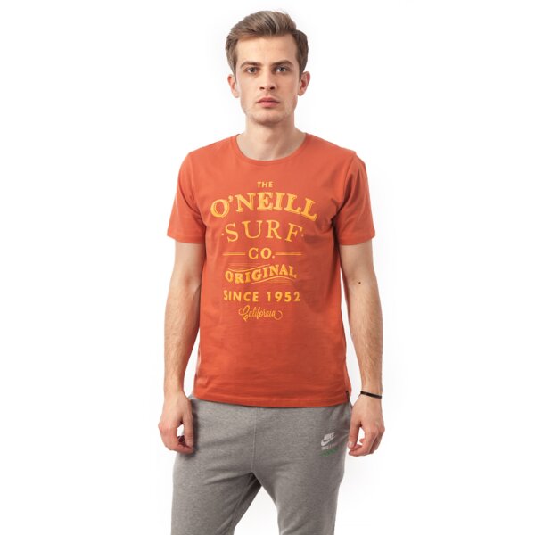Koszulka męska O'NEILL T-SHIRT THE ARC 5023882525 kolor pomarańczowy