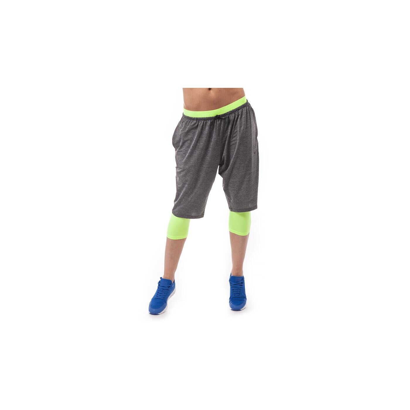 Spodnie dresowe damskie NIKE SPODNIE PRO INSIDE BALLER 11 643322032 kolor szary