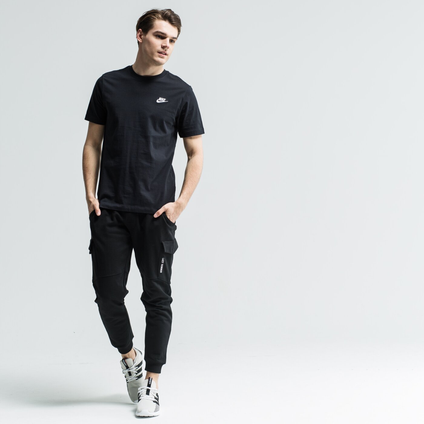 Koszulka męska NIKE T-SHIRT SPORTSWEAR CLUB ar4997-013 kolor czarny