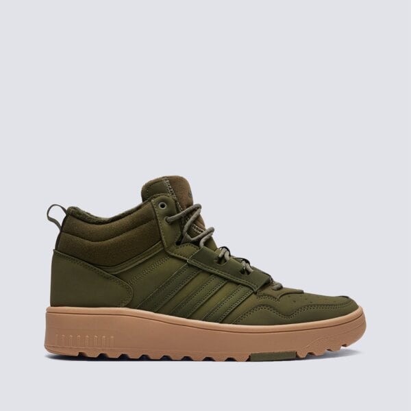 Buty sportowe męskie ADIDAS HOOPS 4.0 MID WINTERIZED jq5363 kolor khaki