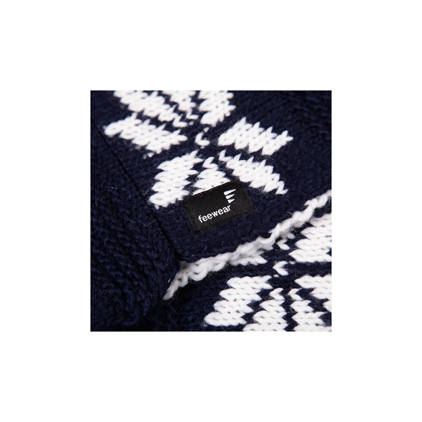  FEEWEAR SZALIK PATTERN NORWEGIAN fw33scd02b kolor granatowy