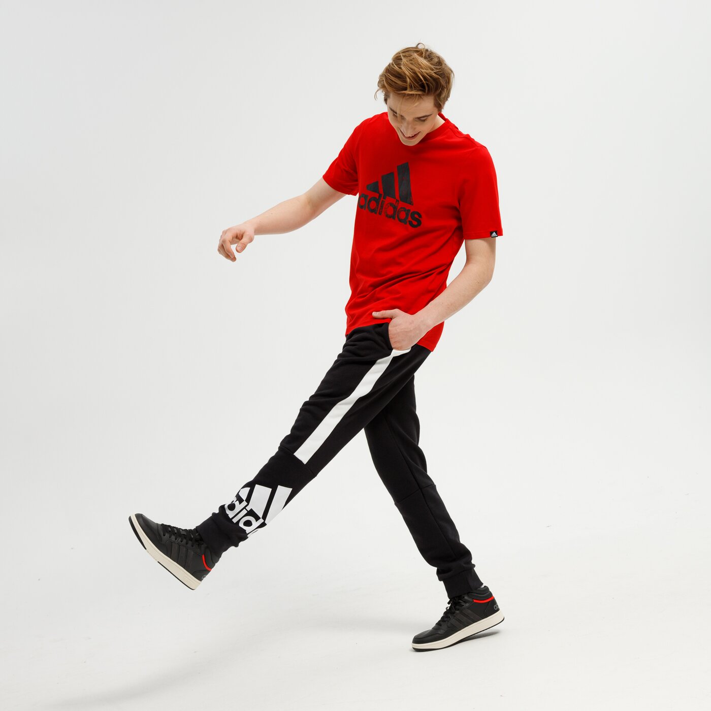 Spodnie dresowe męskie ADIDAS SPODNIE M CB PT he4364 kolor czarny