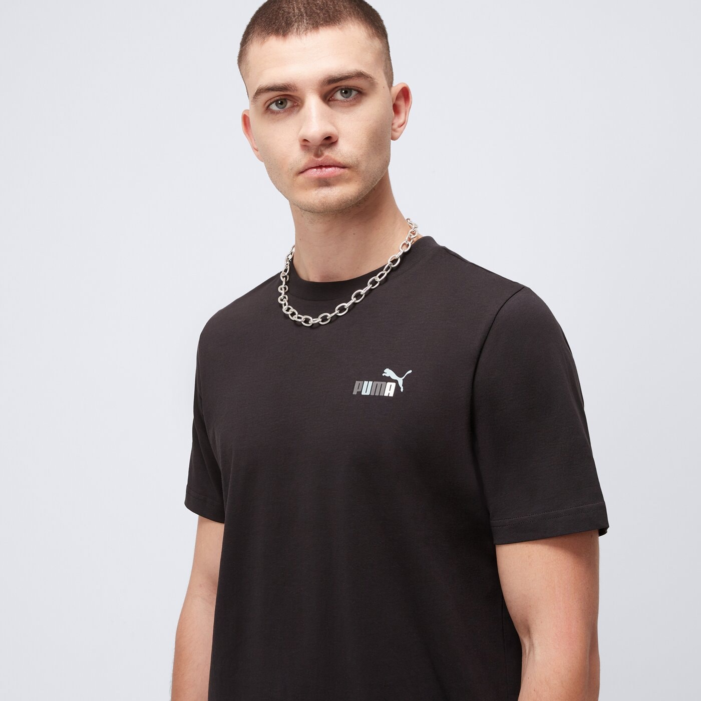 Koszulka męska PUMA T-SHIRT GRAPHICS PUMA BACK 68483201 kolor czarny