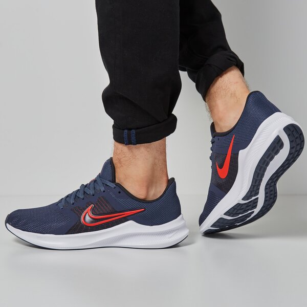 Buty do biegania męskie NIKE DOWNSHIFTER 11 cw3411-400 kolor granatowy