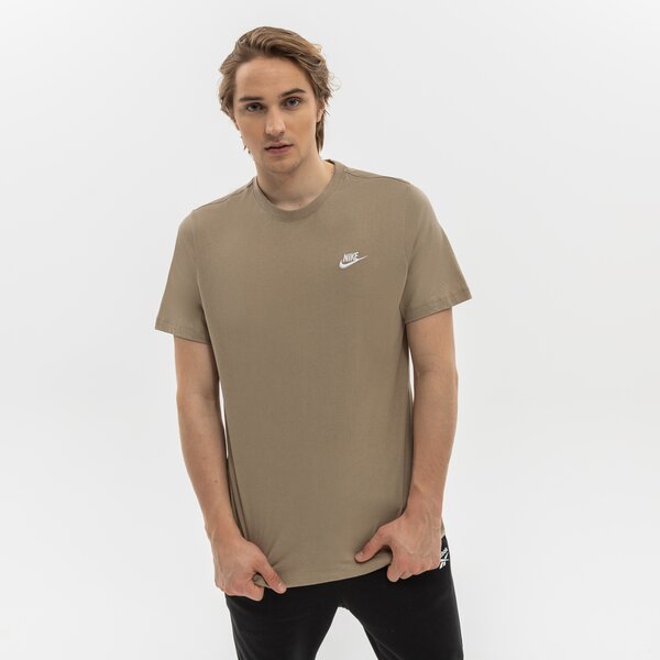 Koszulka męska NIKE T-SHIRT NIKE SPORTSWEAR CLUB ar4997-247 kolor brązowy