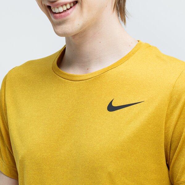 Koszulka męska NIKE T-SHIRT SS PRO cj4611-290 kolor żółty