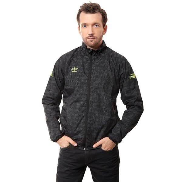 Kurtka przejściowa męska UMBRO KURTKA TRAINING SHOWER JACKET 62574u060 kolor czarny