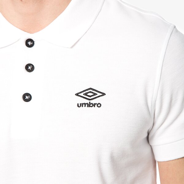 Koszulka polo męska UMBRO POLO CHARLIE M ul16pom04001 kolor biały