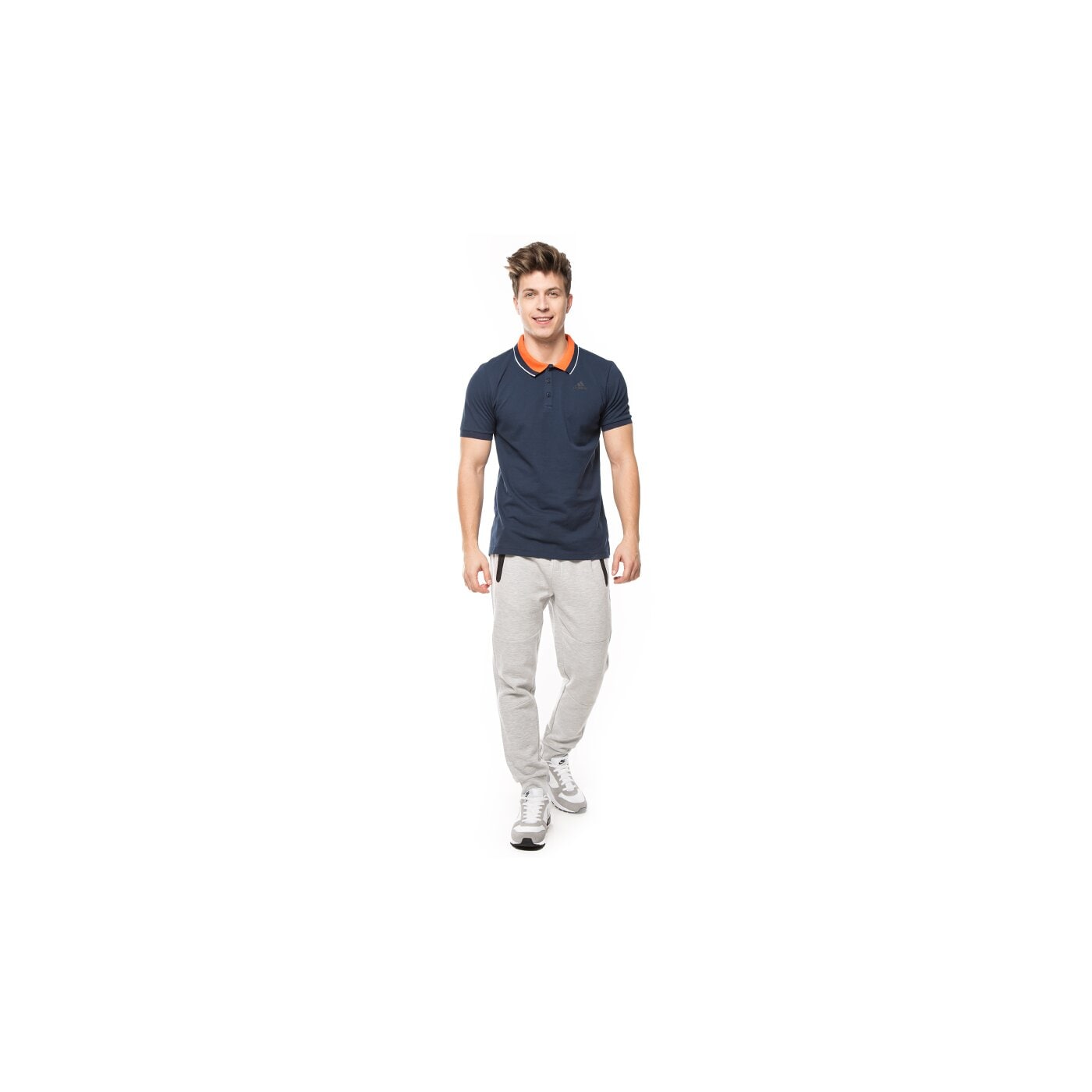 Koszulka polo męska ADIDAS POLO ESS POLO s12884 kolor granatowy