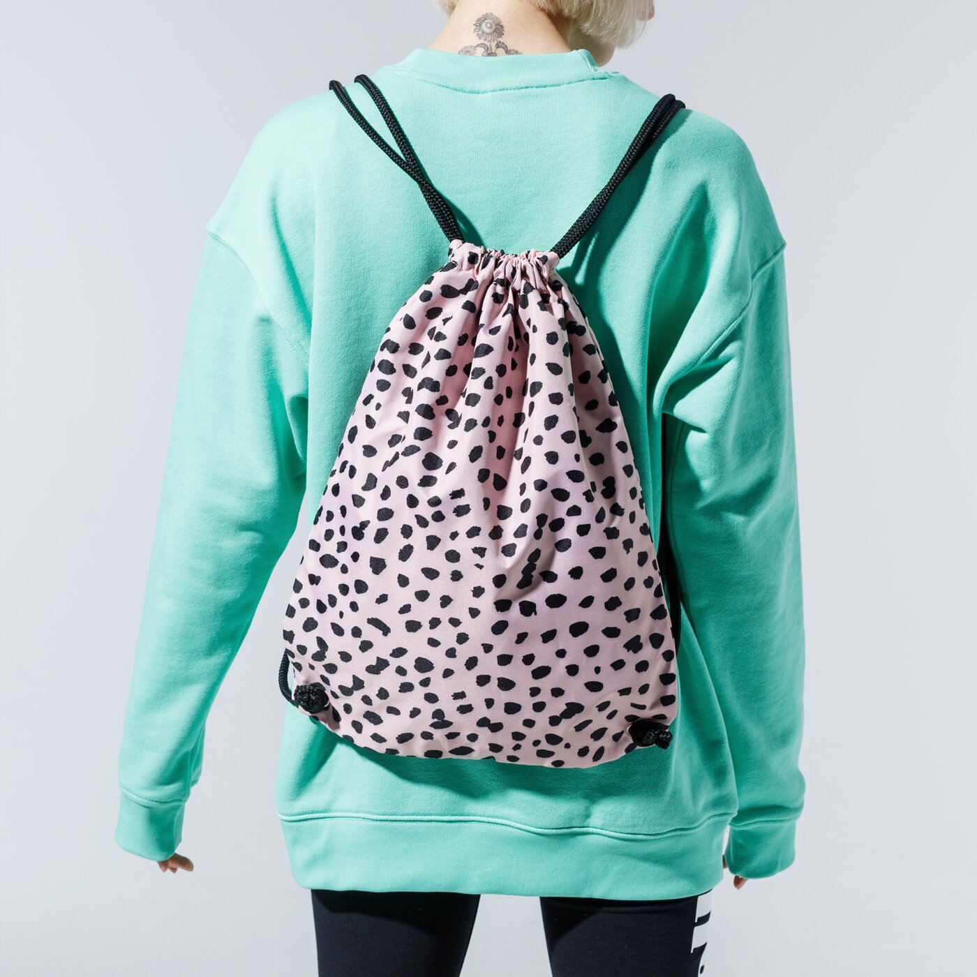 Plecak damski UP8 WOREK RABILA up120pld65002 kolor różowy