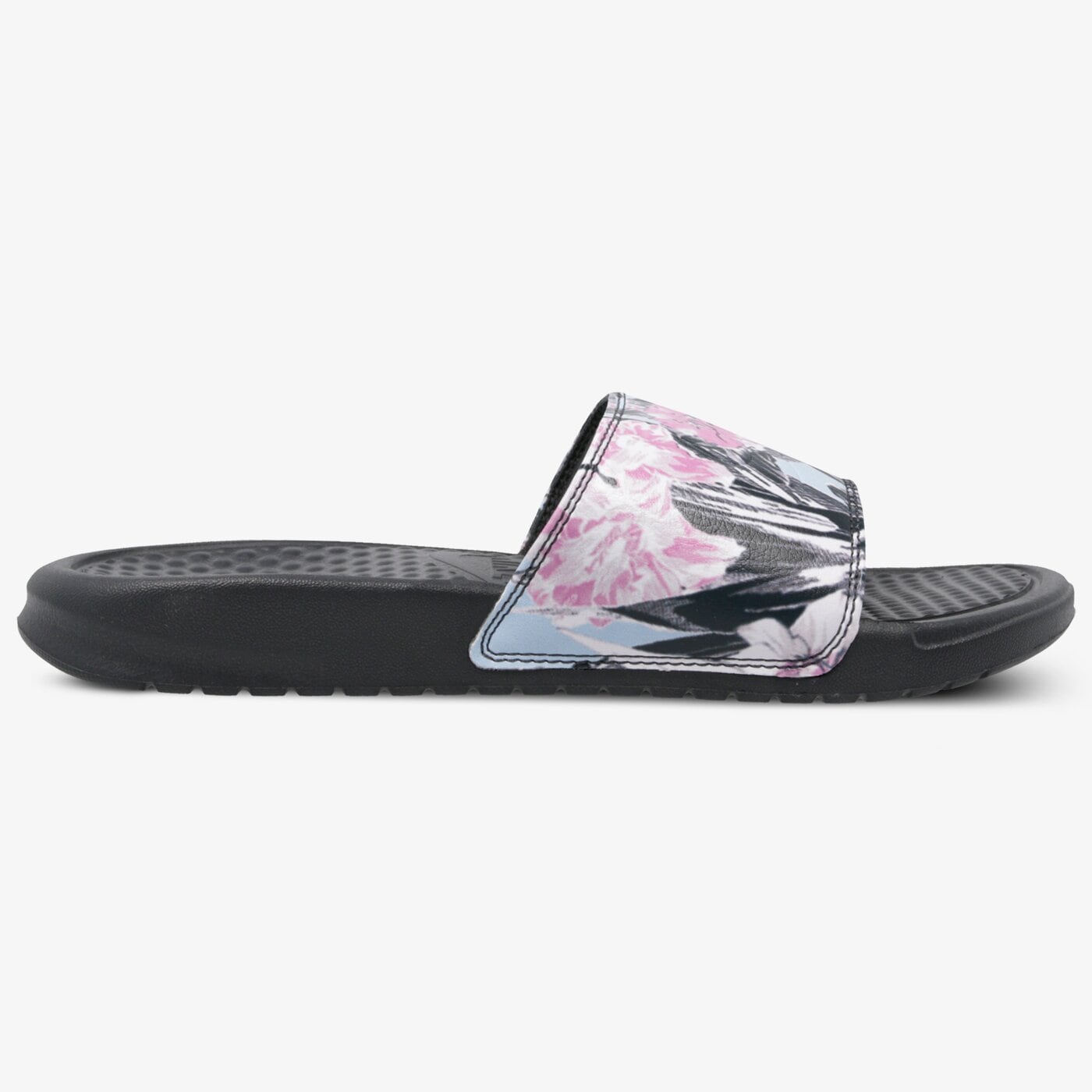 NIKE WMNS BENASSI JDI PRINT 618919 026 szary Damskie Klapki 50 style