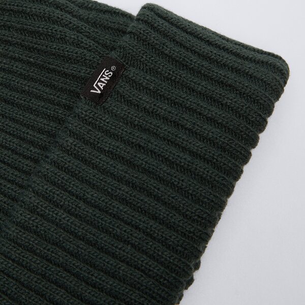 Czapka zimowa damska VANS CZAPKA ZIMOWA MN CLIPPED CUFF BEANIE-B vn0a53vw2ln1 kolor zielony