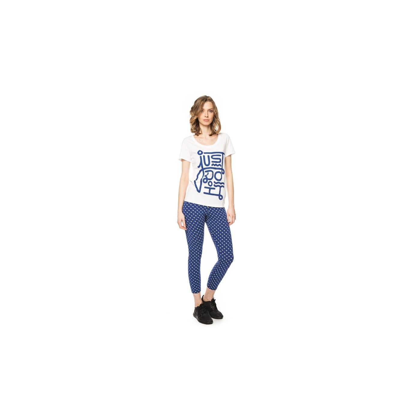 Koszulka damska NIKE T-SHIRT TEE-JDI BLOCK 729461100 kolor biały