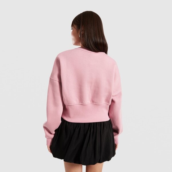 Bluza damska REEBOK BLUZA RICHARD CROPPED CREWNECK SWEATSHIRT 100241207 kolor różowy