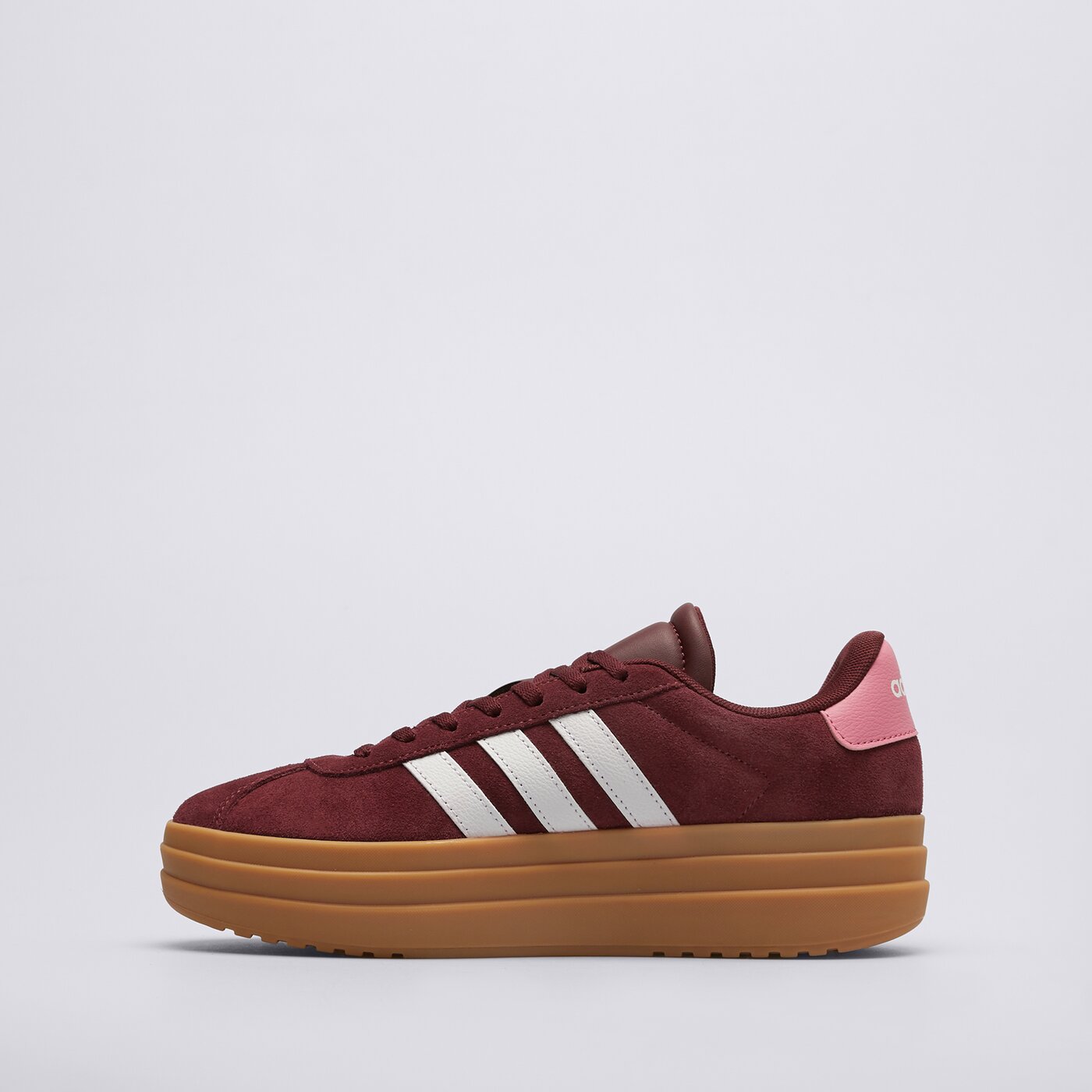 Buty dziecięce ADIDAS VL COURT BOLD J ih4780 kolor bordowy