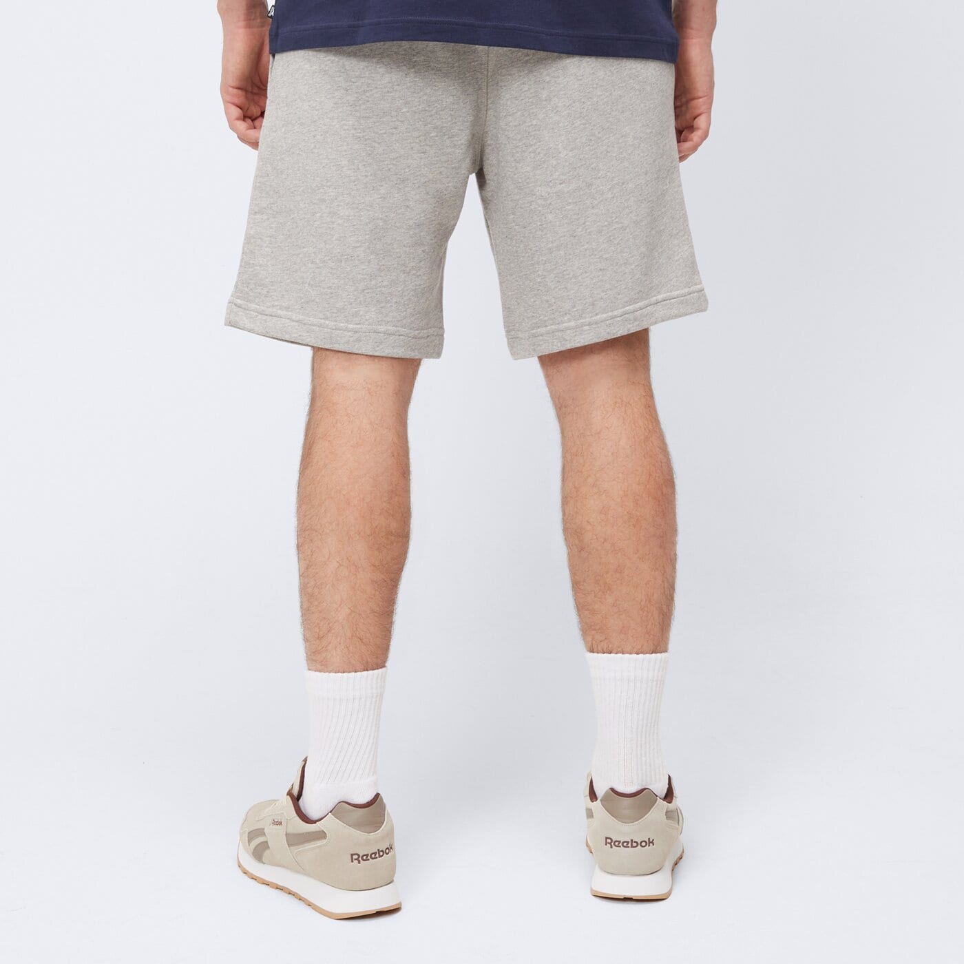 Spodenki męskie REEBOK SZORTY IDENTITY SMALL LOGO FT SHORT 100221793 kolor szary