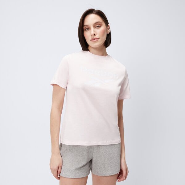 Koszulka damska REEBOK T-SHIRT IDENTITY BIG LOGO TEE 100228374 kolor różowy