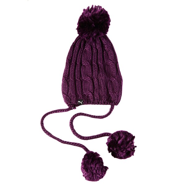 Czapka zimowa damska PUMA CZAPKA Z AMERIE BEANIE 84341202 kolor fioletowy