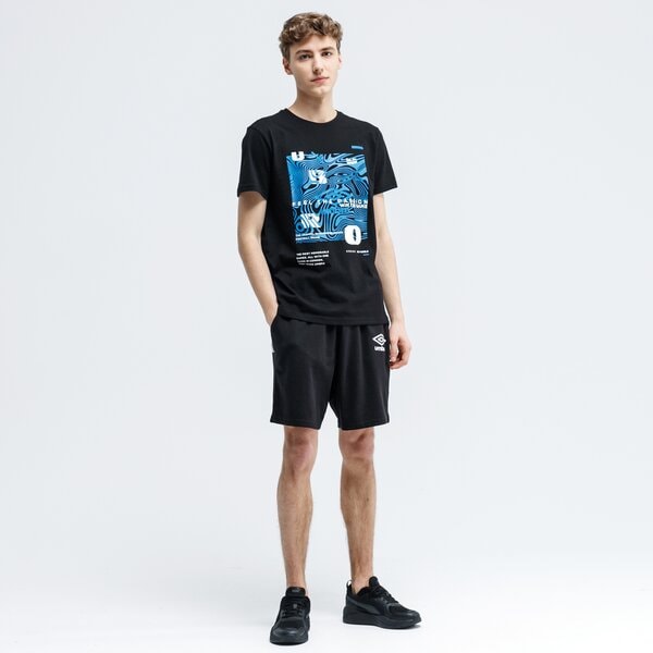 Koszulka męska UMBRO T-SHIRT TROLVO ul120tsm37002 kolor czarny