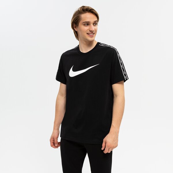 Koszulka męska NIKE T-SHIRT SS M NSW REPEAT SW SS dx2032-010 kolor czarny