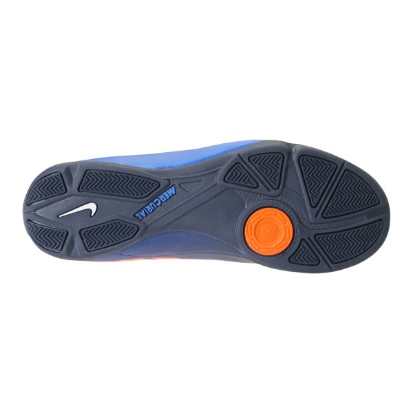 Buty piłkarskie dla dzieci NIKE JR MERCURL VCTRY II IC 441987408 kolor niebieski