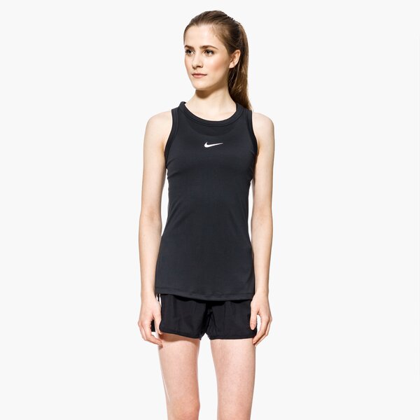 Top damski NIKE TANK W NK DRY SP18 889079-010 kolor czarny