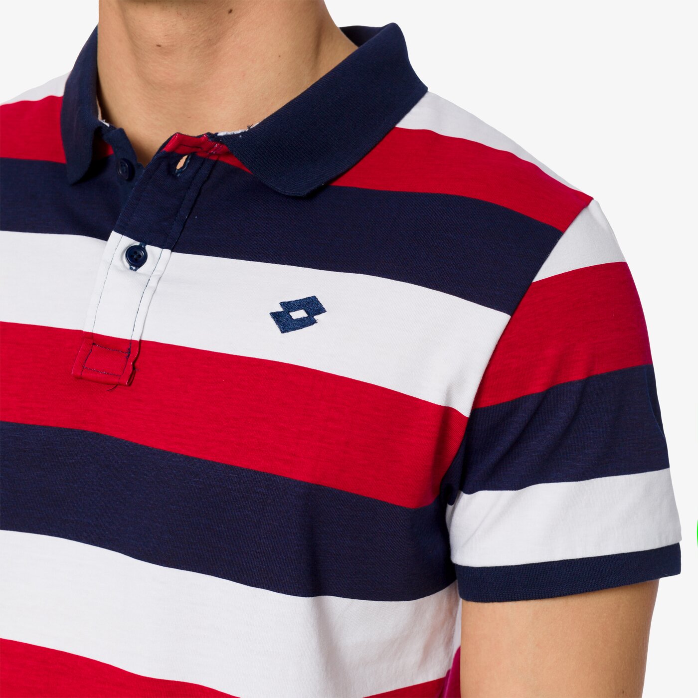 Koszulka polo męska LOTTO POLO ENTRADA lo17pom02001 kolor multicolor